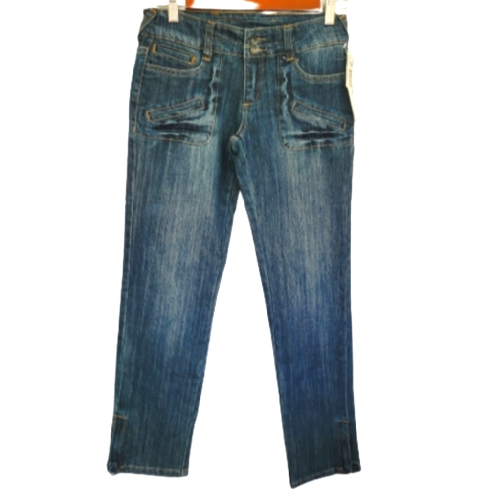 DKNY Girls Zip Ankle Jeans Size 14 NWT